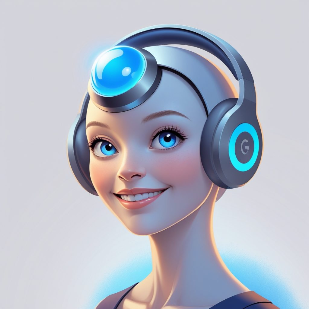 Leonardo Phoenix 10 A futuristic illustration of Google Assist 2